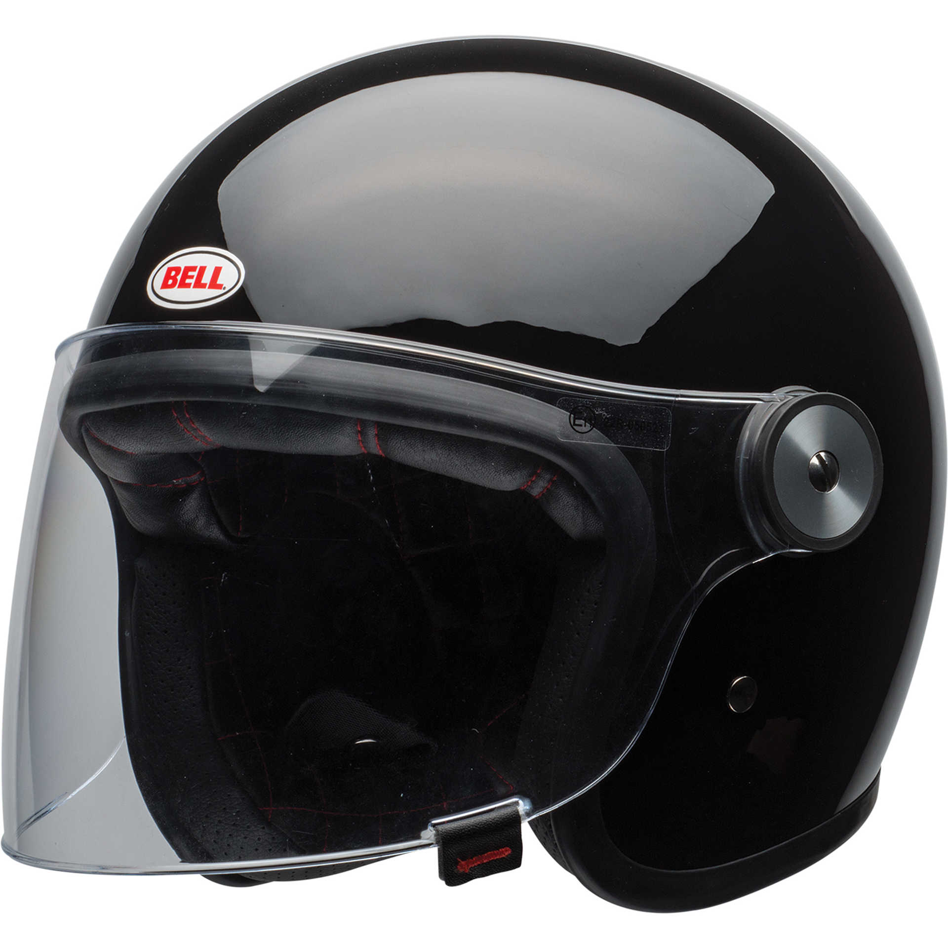 Motorcycle Helmet Jet Bell RIOT SOLID Black For Sale Online 