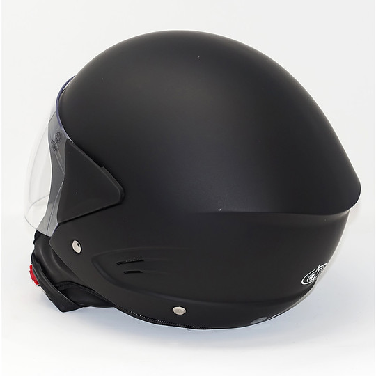Motorcycle Helmet Jet Black One Micro Ages Paranuca Detachable Matte Go to All Saddle