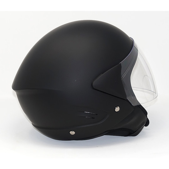 Motorcycle Helmet Jet Black One Micro Ages Paranuca Detachable Matte Go to All Saddle