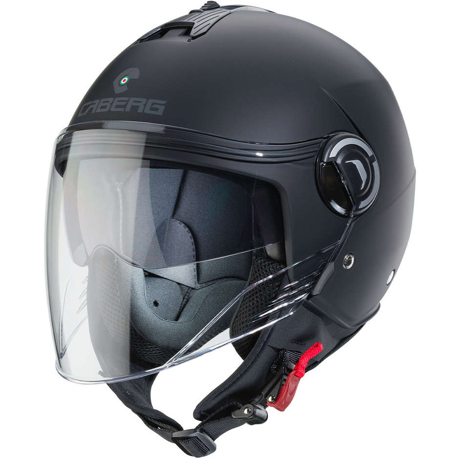 Motorcycle Helmet Jet Caberg RIVIERA v4 Matt Black