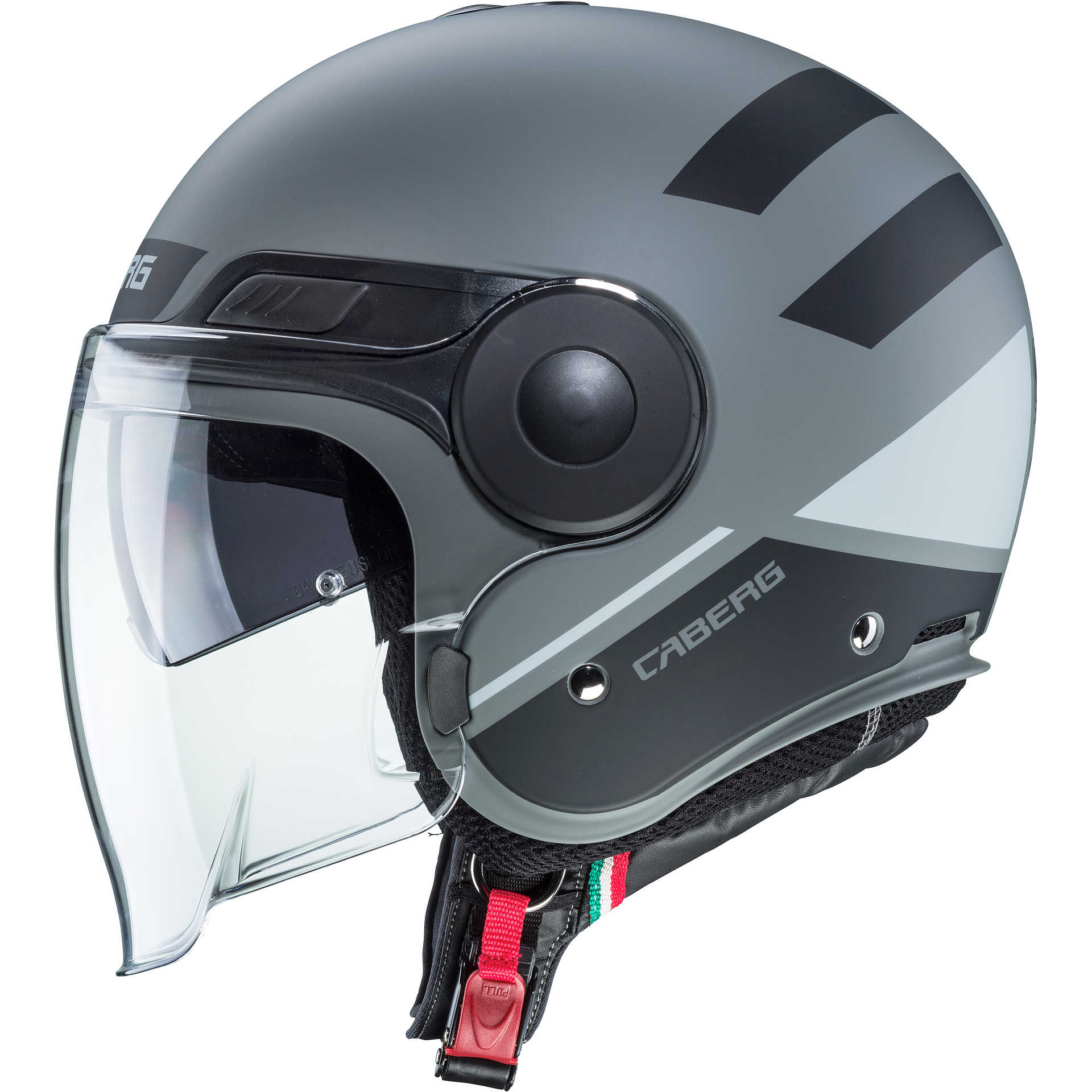 Tussen licht definitief Motorcycle Helmet Jet Caberg UPTOWN LOFT Matt Gray Black Silver For Sale  Online - Outletmoto.eu