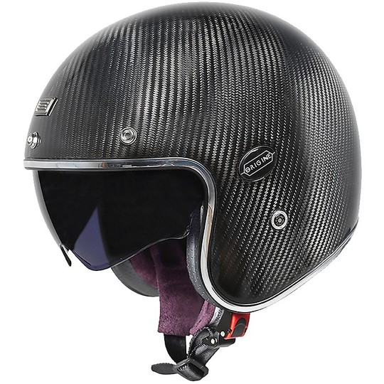 Motorcycle Helmet Jet Carbon Fiber Origin Sirio