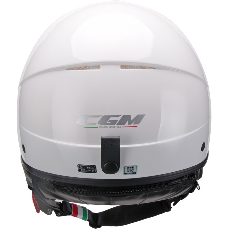 Motorcycle Helmet Jet CGM 104e MALINDI Glossy White