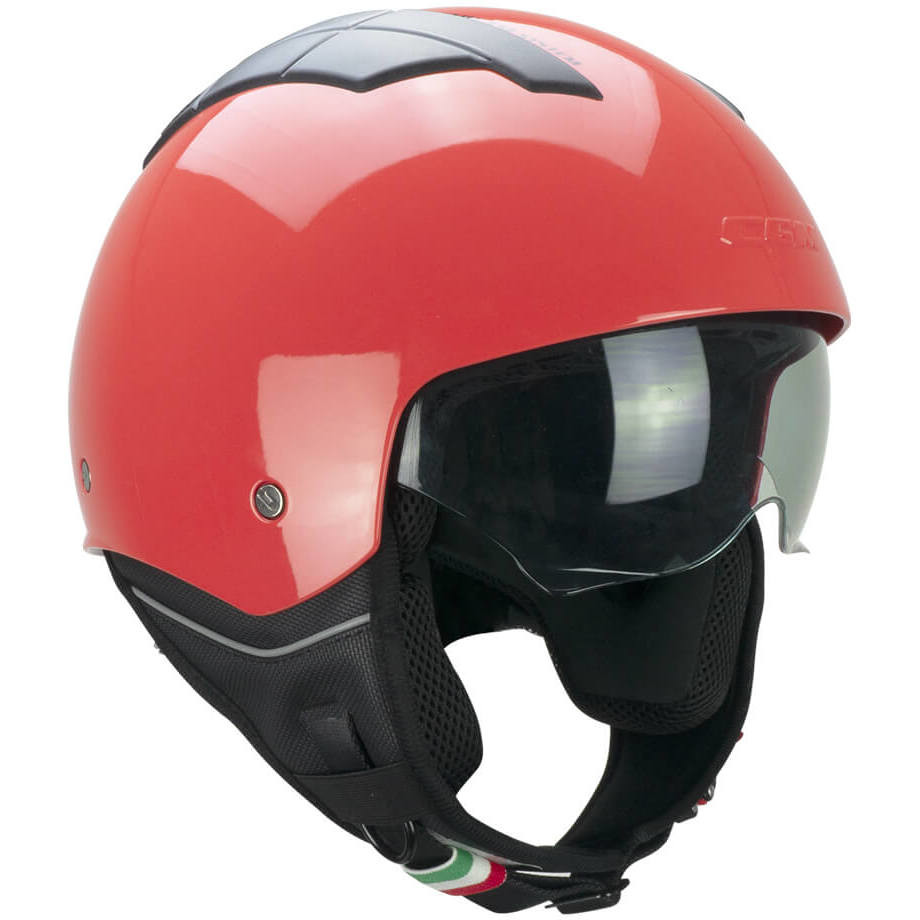 Motorcycle Helmet Jet CGM 111a SLOT MONO Crimson