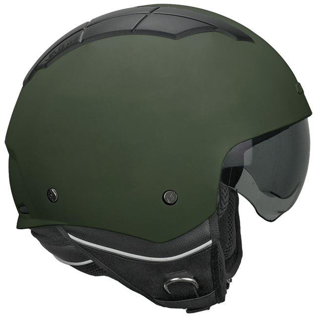 Motorcycle Helmet Jet CGM 111a SLOT MONO Matt Green