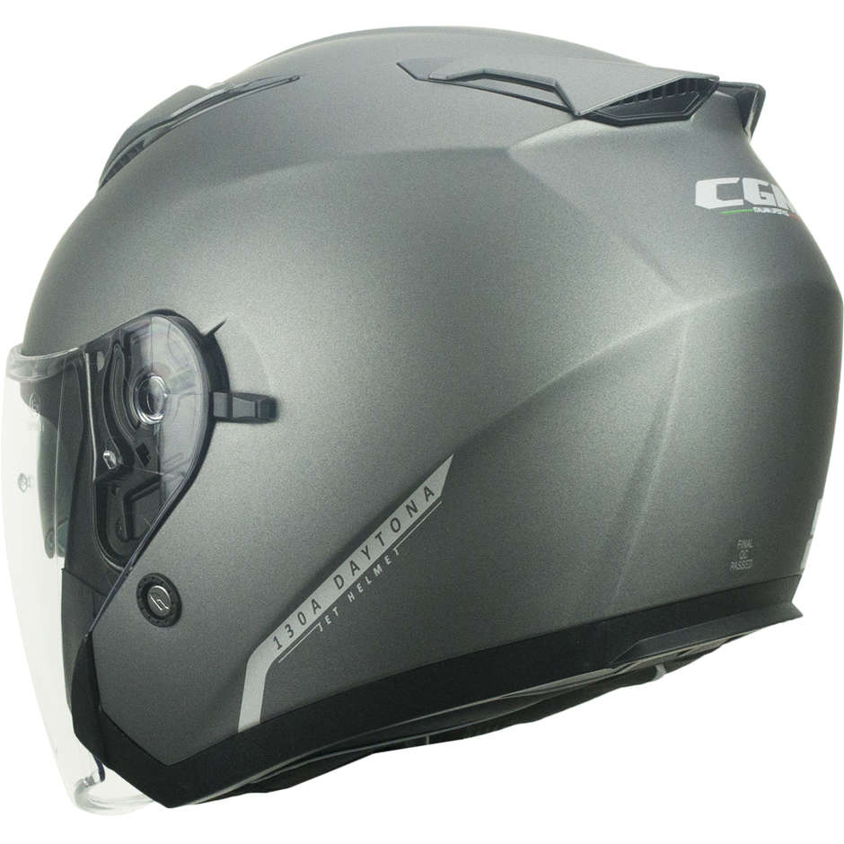 Motorcycle Helmet Jet CGM 130a DAYTONA MONO Satin Anthracite