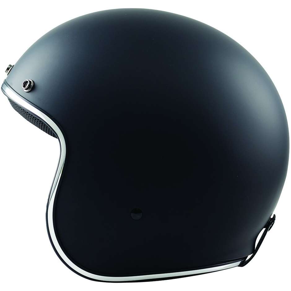 Motorcycle Helmet Jet Custom Bhr 811 Matt Black A