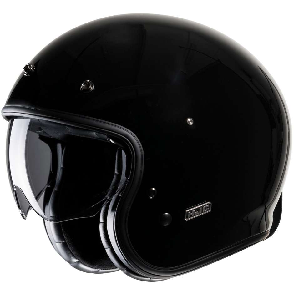 Motorcycle Helmet Jet Custom Hjc V31 Black