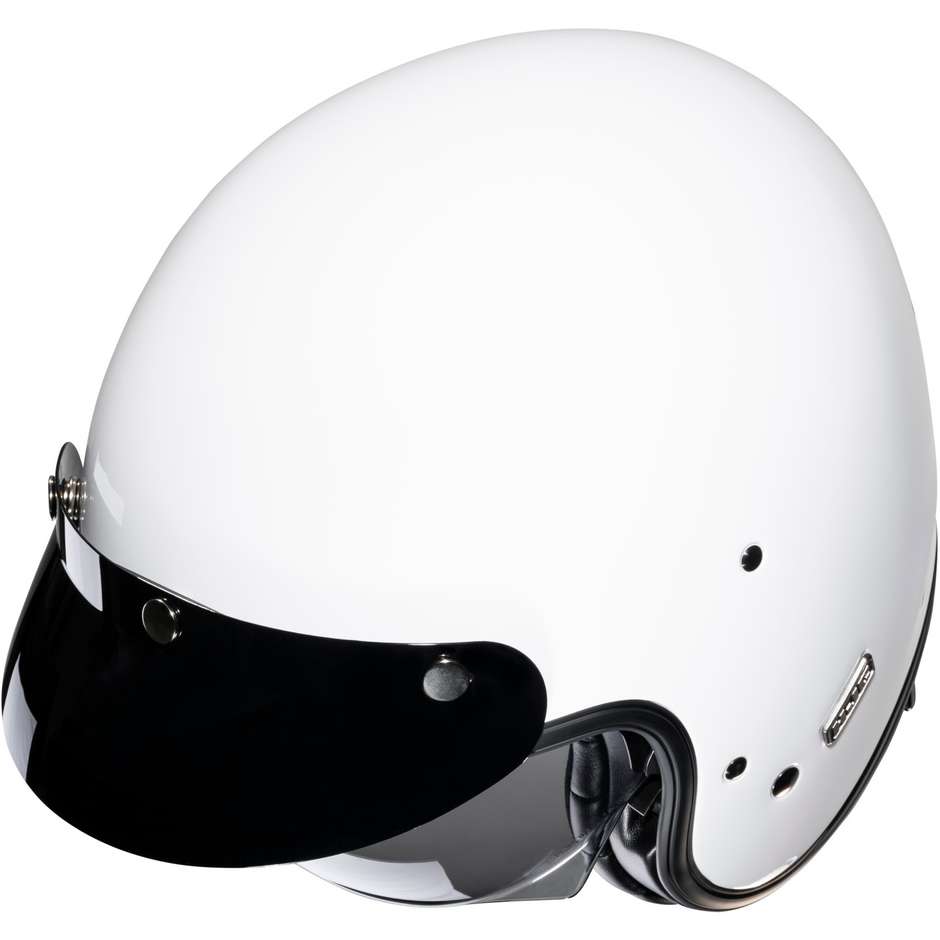 Motorcycle Helmet Jet Custom Hjc V31 White