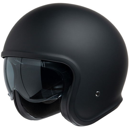Motorcycle Helmet Jet Custom iXS 880 1.0 Matt Black