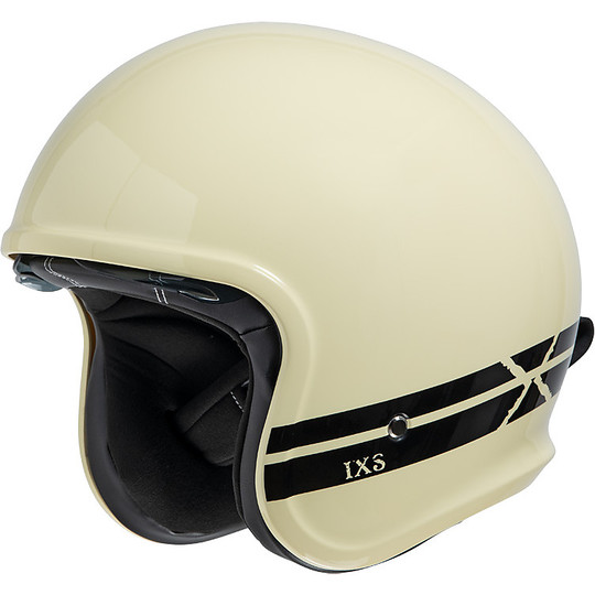 Motorcycle Helmet Jet Custom iXS 880 2.1 Ivory Matt White