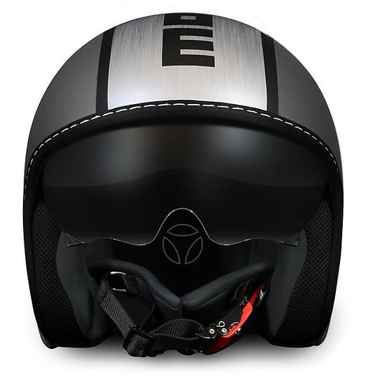 Motorcycle Helmet Jet Custom Momo Design BLADE Titanium Matt Satin