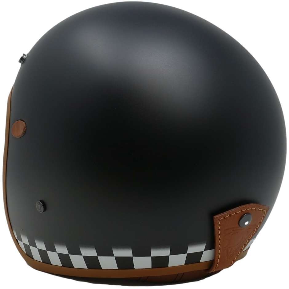 Motorcycle Helmet Jet Custom Premier VINTAGE BLACK CK SPACIAL Limited Edition