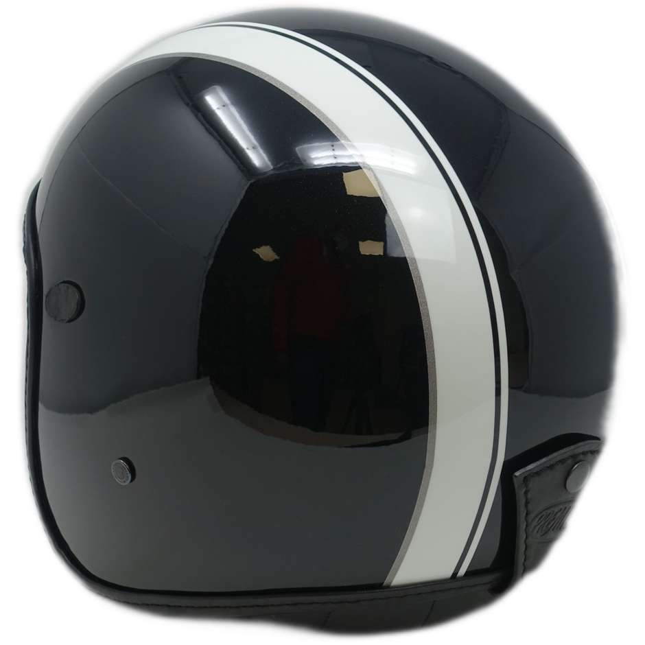 Motorcycle Helmet Jet Custom Premier VINTAGE CK BLACK Limited Edition