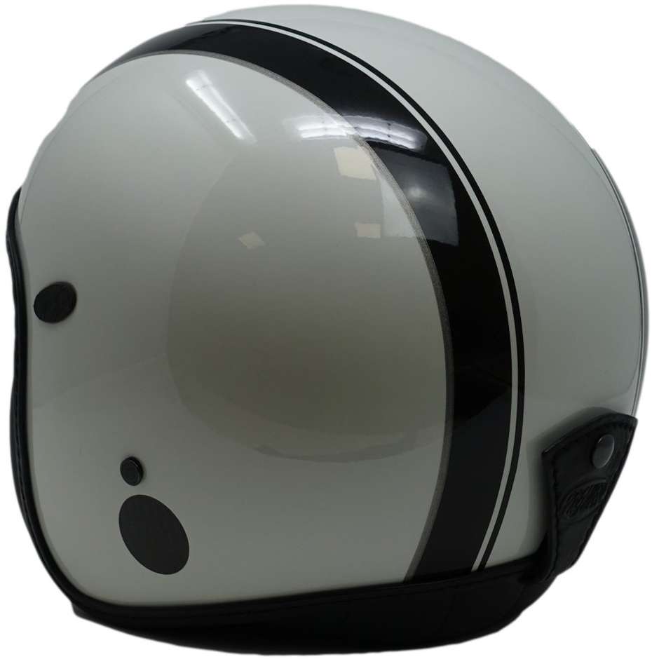 Motorcycle Helmet Jet Custom Premier VINTAGE CK WHITE SPACIAL Limited Edition