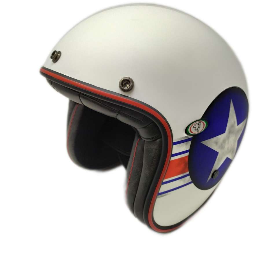 Motorcycle Helmet Jet Custom Premier VINTAGE CLASSIC MR STAR8 Limited Edition