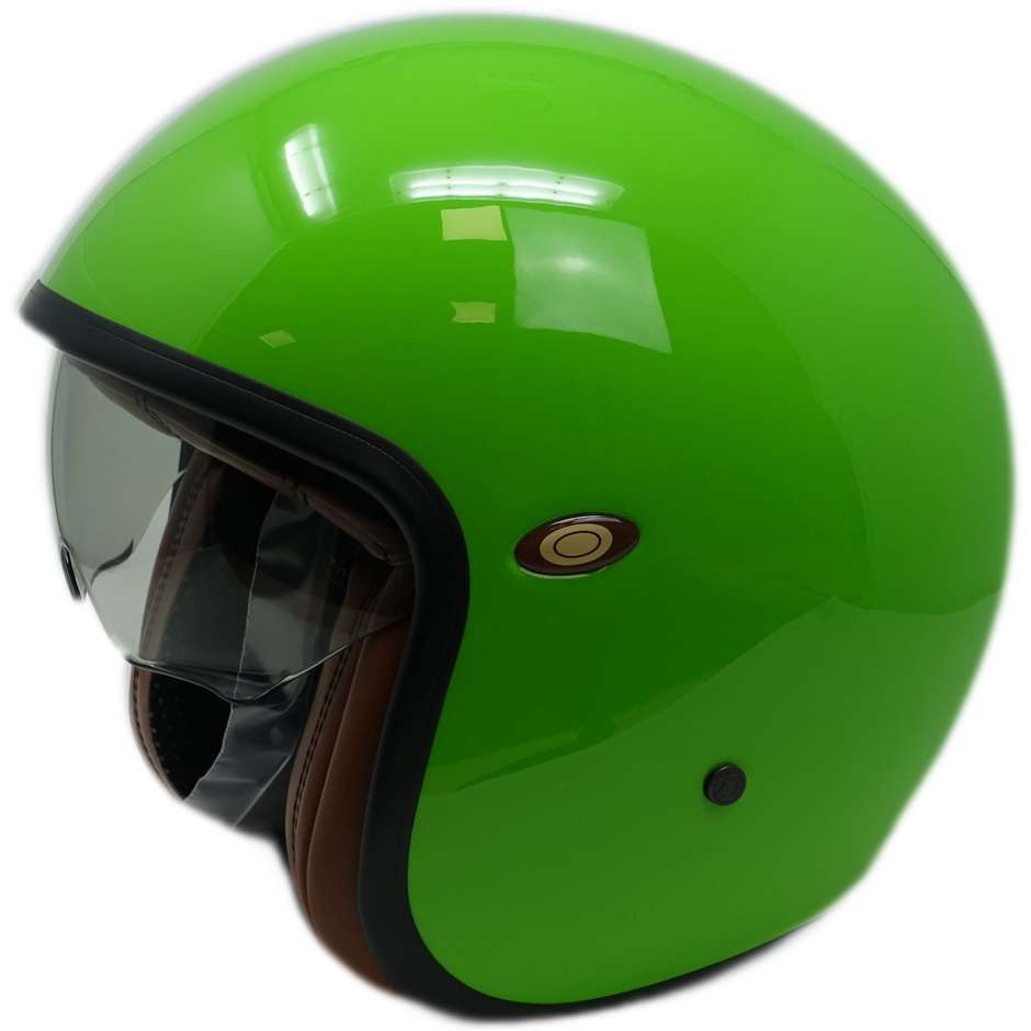 Motorcycle Helmet Jet Custom Premier VINTAGE GREEN Limited Edition
