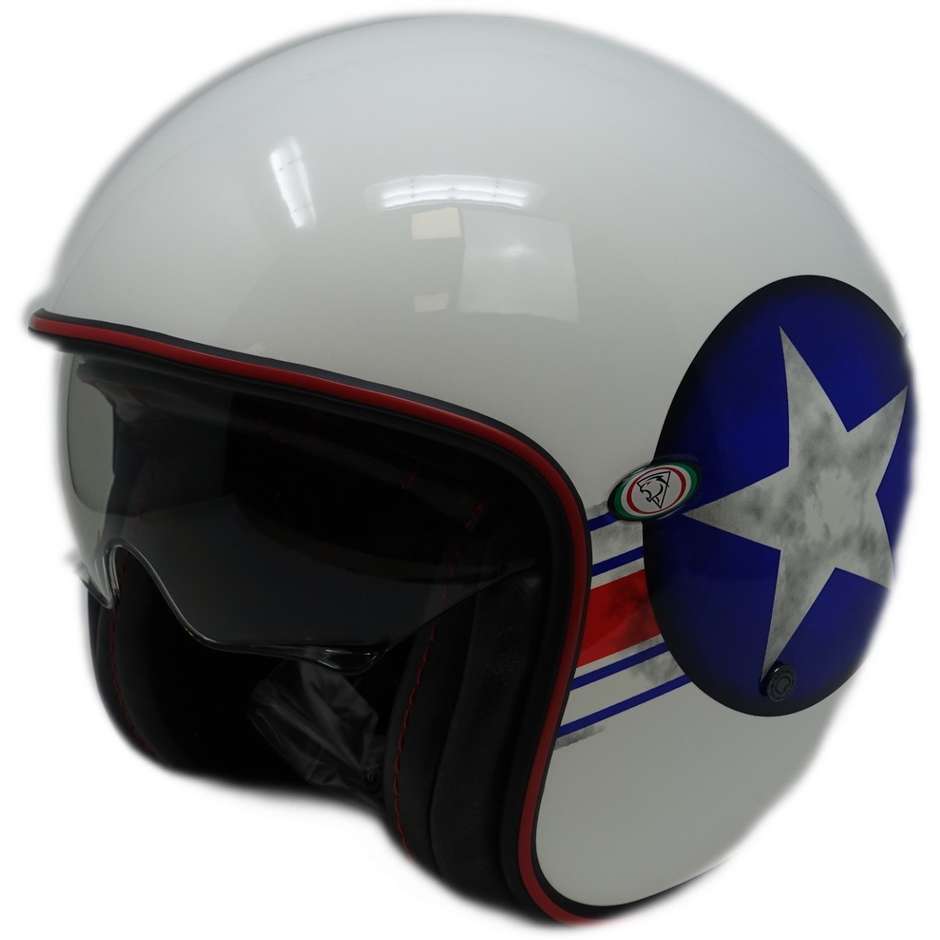 Motorcycle Helmet Jet Custom Premier VINTAGE STAR CAP 8 Limited Edition