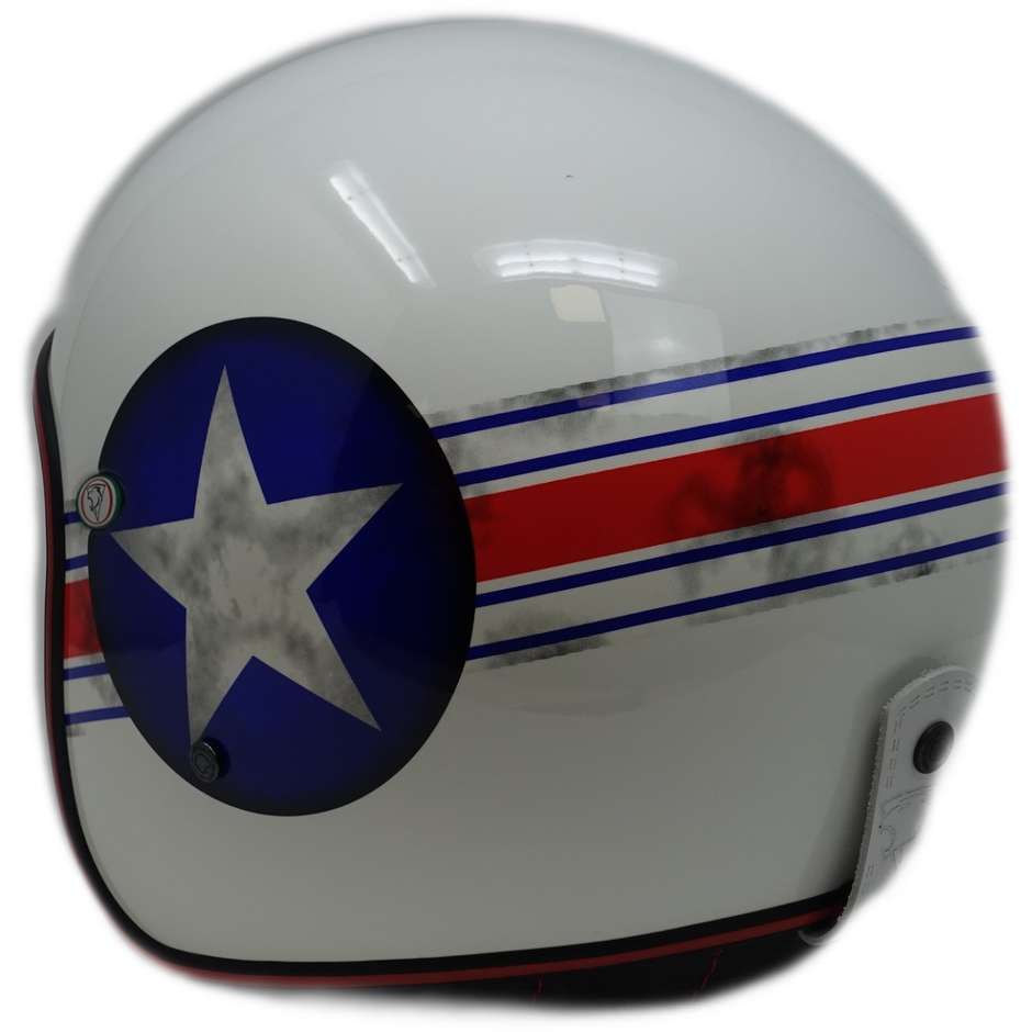 Motorcycle Helmet Jet Custom Premier VINTAGE STAR CAP 8 Limited Edition
