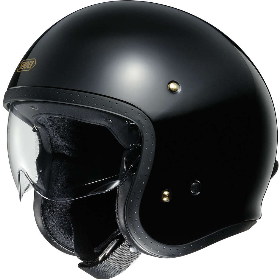 Motorcycle Helmet Jet Custom Shoei JO Glossy Black
