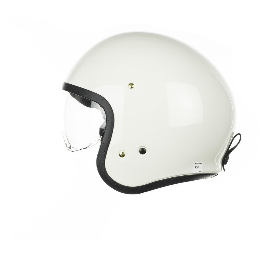 Motorcycle Helmet Jet Custom Shoei JO Gray Off White
