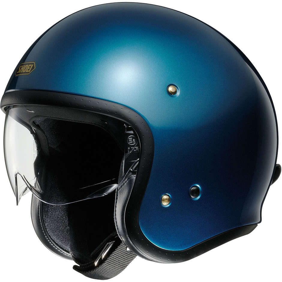 Motorcycle Helmet Jet Custom Shoei JO Laguna Blue
