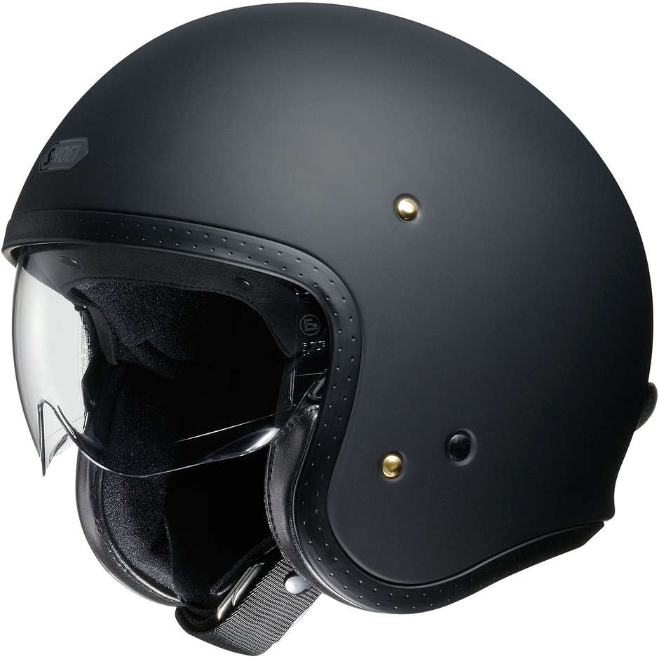 Motorcycle Helmet Jet Custom Shoei JO Matt Black