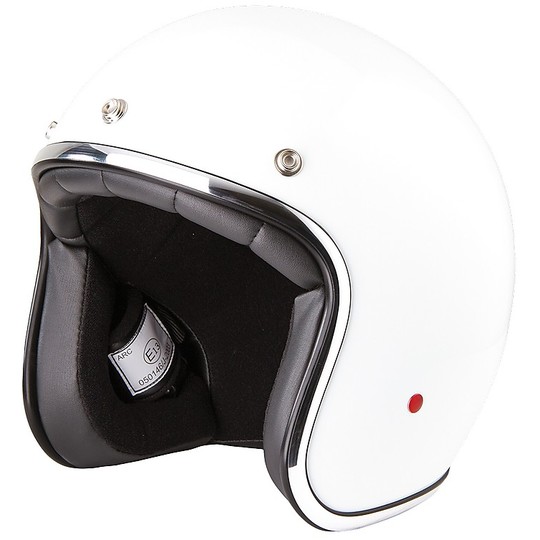 Motorcycle Helmet Jet Custom Stormer PEARL Uni White