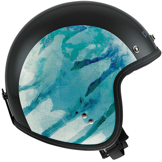 Motorcycle Helmet Jet DIESEL AGV-OLD JACK Multi oj1 Black Blue