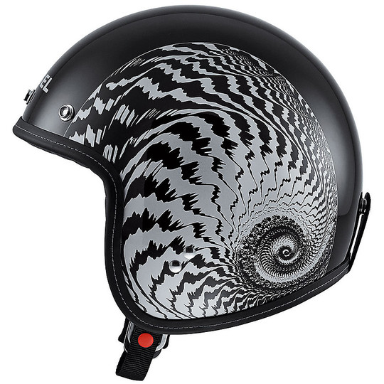 Motorcycle Helmet Jet DIESEL AGV-OLD JACK Multi OJ2 Black Gray