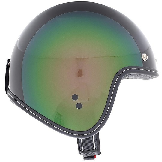 Motorcycle Helmet Jet DIESEL AGV-OLD JACK Multi Pearl Green