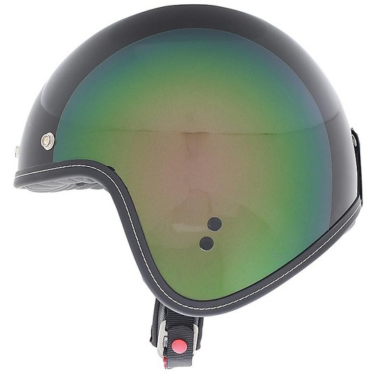 Motorcycle Helmet Jet DIESEL AGV-OLD JACK Multi Pearl Green