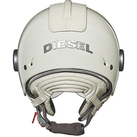 Motorcycle Helmet Jet Diesel Mowie Mono Ligth Grey