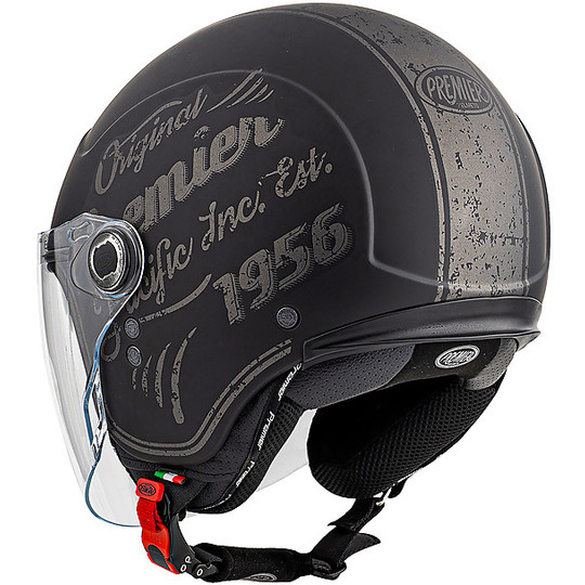 Motorcycle Helmet Jet Dioppia Premier Visor ROCKER VISOR OR9 BM Matt Black