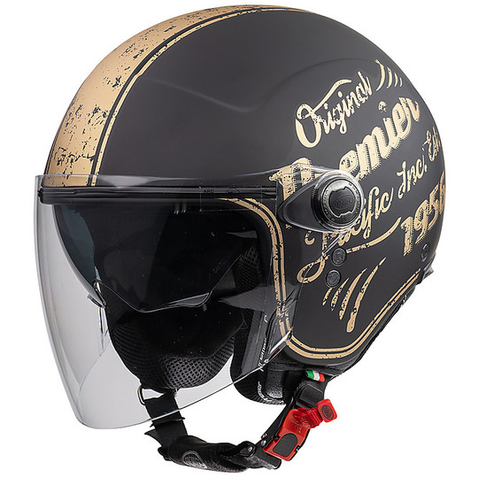 Motorcycle Helmet Jet Dioppia Visor Premier ROCKER VISOR OR19BM
