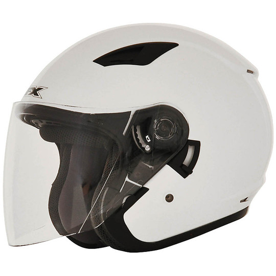 Motorcycle helmet Jet Double Visor AFX FX-46 Pearly White