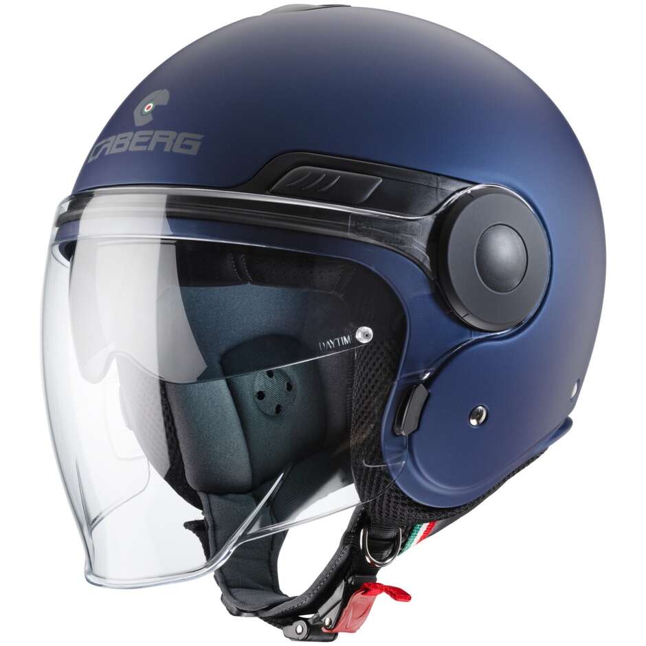 Motorcycle Helmet Jet Double Visor Caberg UPTOWN Blue Yama Matt