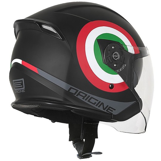 Motorcycle Helmet Jet Double Visor Origin Palio 2.0 Italy 2.0 Black