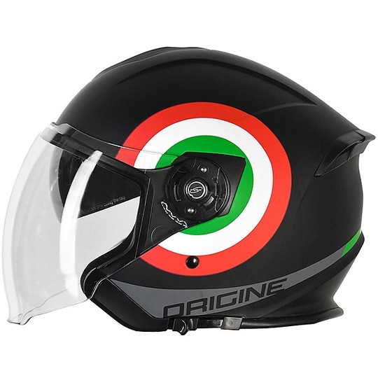 Motorcycle Helmet Jet Double Visor Origin Palio 2.0 Italy 2.0 Black