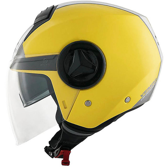 Motorcycle Helmet Jet Double Visor Vemar JY02 BREEZE Yellow White