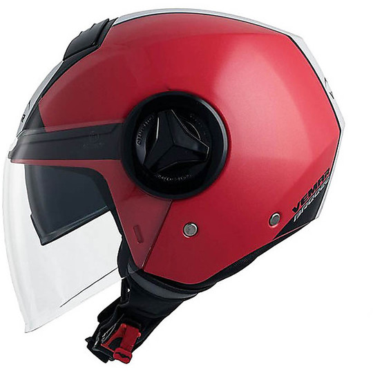 Motorcycle Helmet Jet Double Visor Vemar JY03 BREEZE Red White