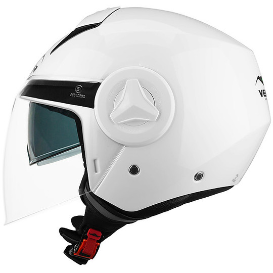 Motorcycle Helmet Jet Double Visor Vemar JYA BREEZE White