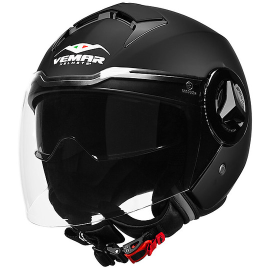 Motorcycle Helmet Jet Double Visor Vemar JYS BREEZE Matt Black