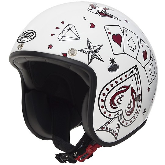 Motorcycle Helmet Jet Fiber Premier Le Petit Classic CT8