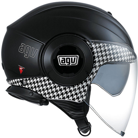 Motorcycle Helmet Jet Fluid Double Visor Agv 2016 New Multi Dresscode Black