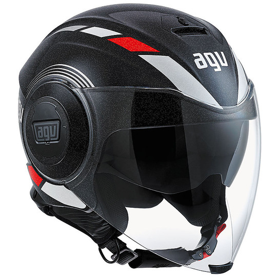 Motorcycle Helmet Jet Fluid Double Visor Agv 2016 New Multi Equalizer Black