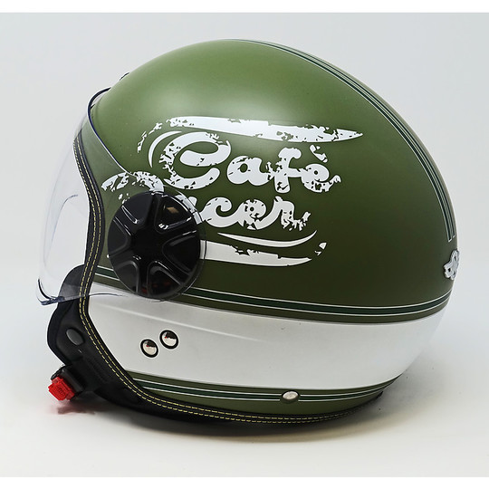 Motorcycle Helmet Jet Fly One Army Green