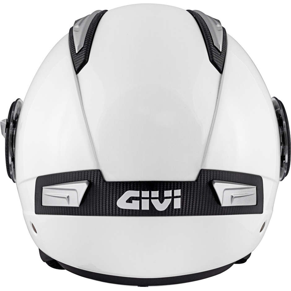 Motorcycle Helmet Jet Givi 11.1 AIR JET-R Monochrome Glossy White