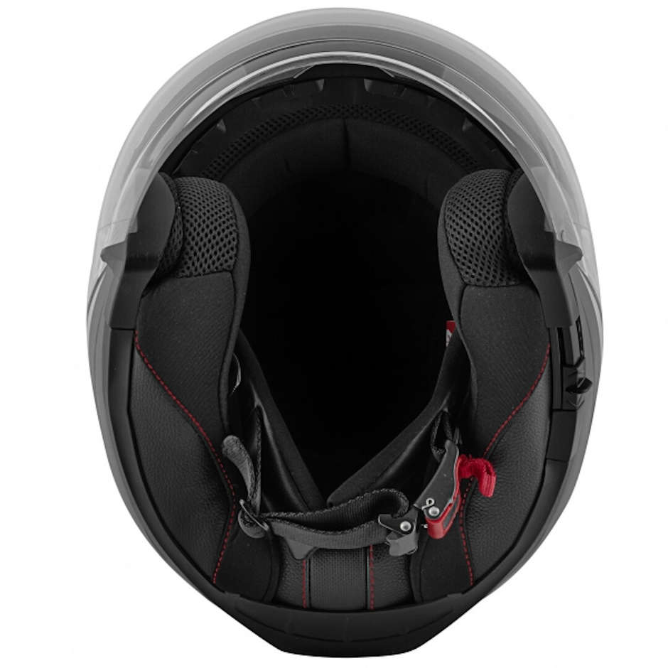 Motorcycle Helmet Jet Givi X.22 Planet Hyper Black Matt Gray Double Visor