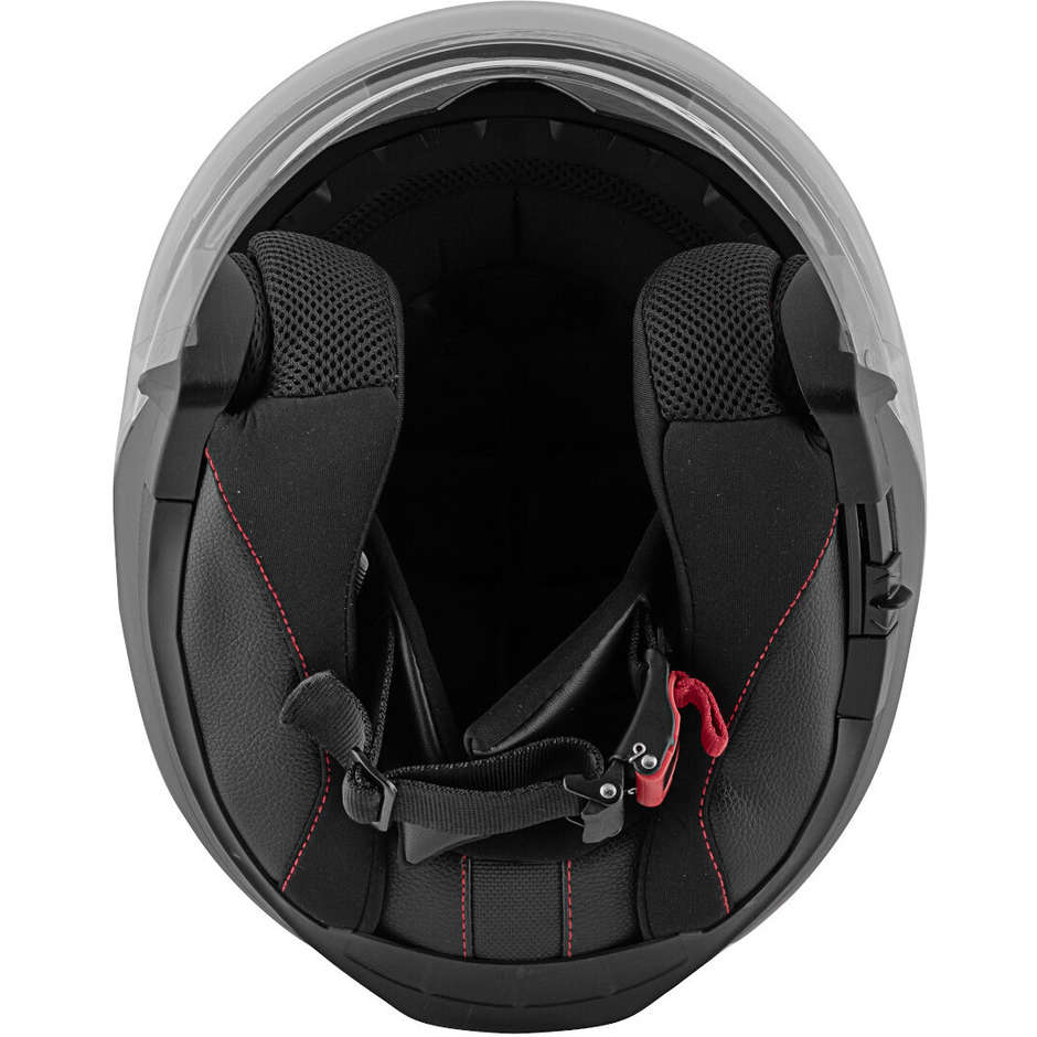 Motorcycle Helmet Jet Givi X.22 Planet Single Color Double Visor Matt Titanium
